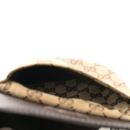 Gucci GG Monogram Double Pocket Belt Bag Dark Brown 6 of 13