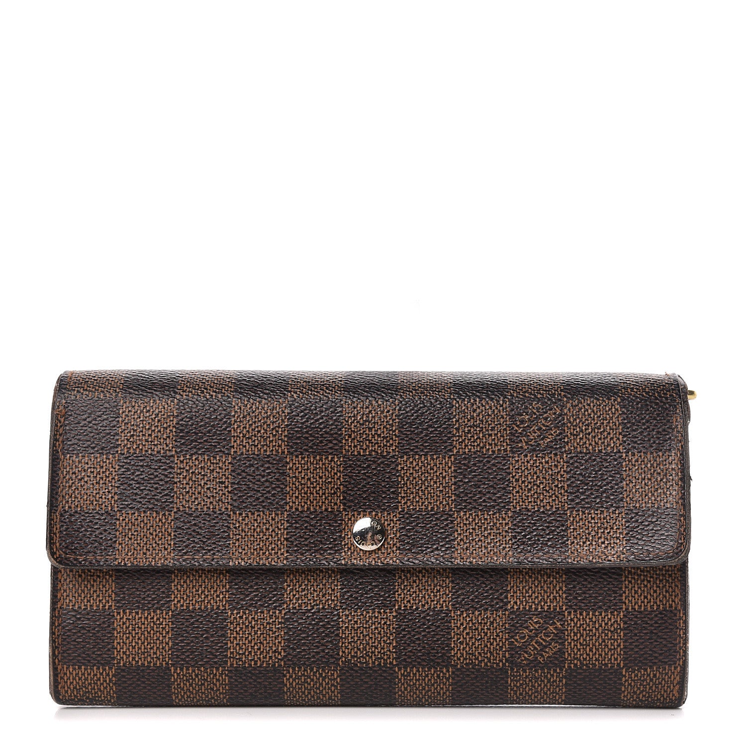 Louis Vuitton Damier Ebene Sarah Wallet 1 of 15