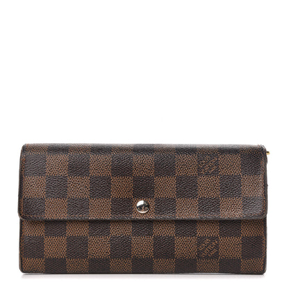 Louis Vuitton Damier Ebene Sarah Wallet 1 of 15