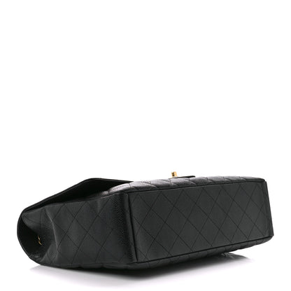 Chanel Caviar Quilted Maxi Single Flap Black 4 of 11