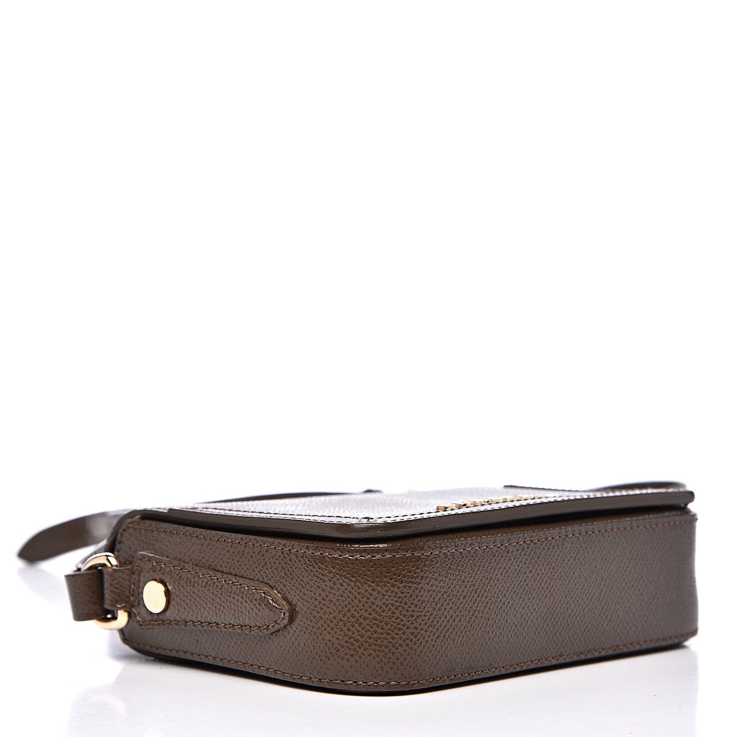 Burberry Patent London Mini Berkeley Crossbody Bag Mole Grey 3 of 10