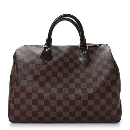 Louis Vuitton Damier Ebene Speedy 30 1 of 12