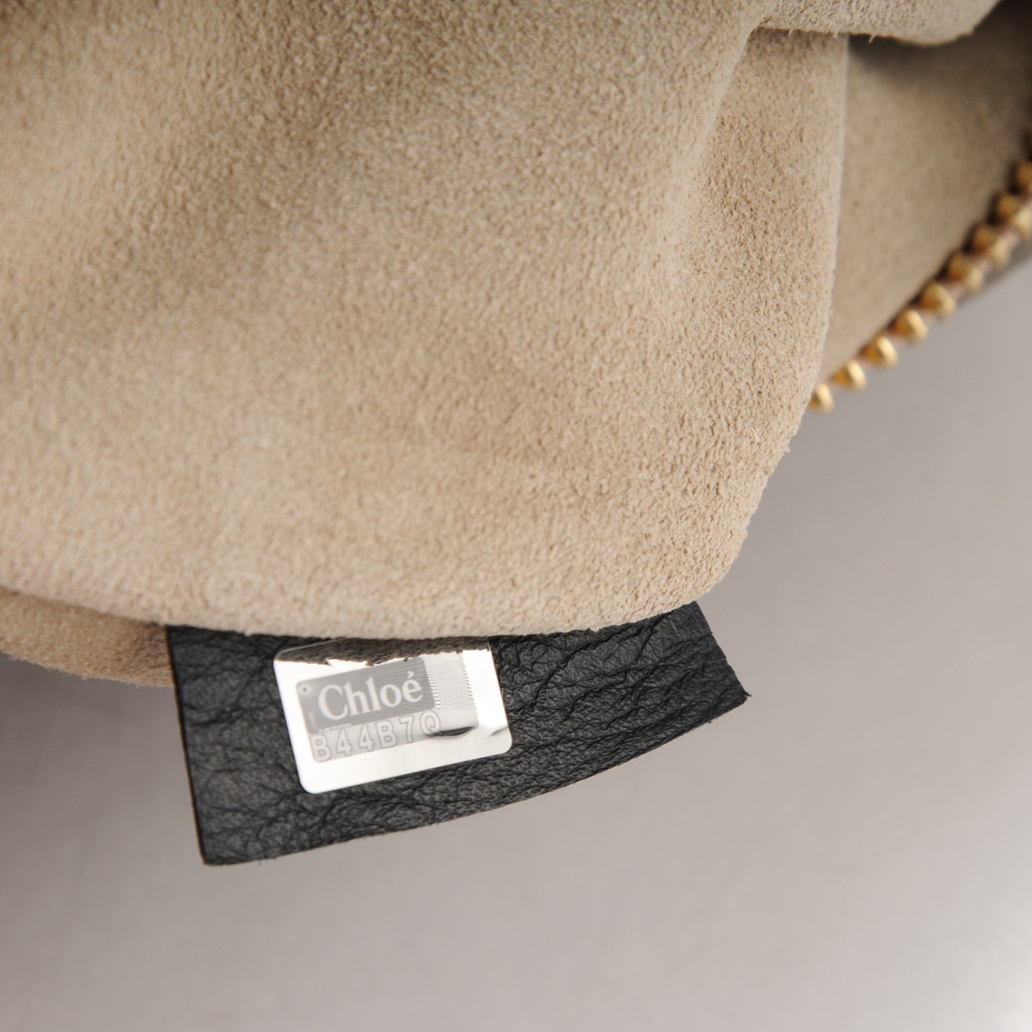 Chloe Suede Calfskin Medium Faye Shoulder Bag Black 8 of 8