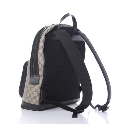 Gucci GG Supreme Monogram Medium Backpack Black 2 of 10