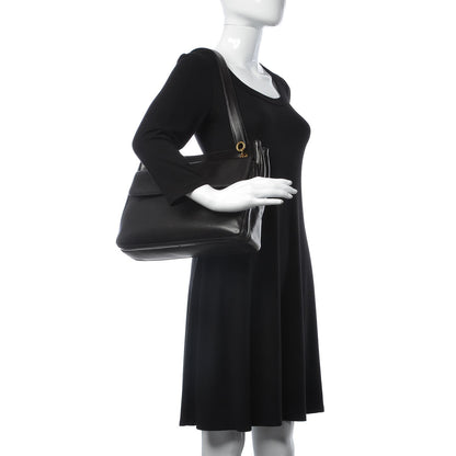 Chanel Lambskin CC Shopper Tote Black 2 of 13