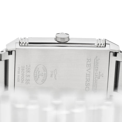 Jaeger-LeCoultre Stainless Steel Diamond 24mm Ultra Thin Reverso Manual Winding Watch Q3208121 4 of 4