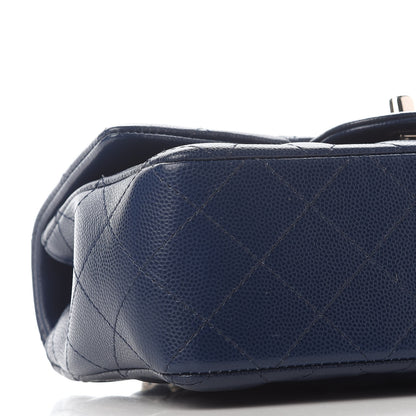 Chanel Caviar Quilted Mini Rectangular Flap Navy 8 of 9