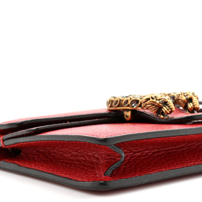 Gucci Calfskin Super Mini Dionysus Shoulder Bag Hibiscus Red 9 of 15