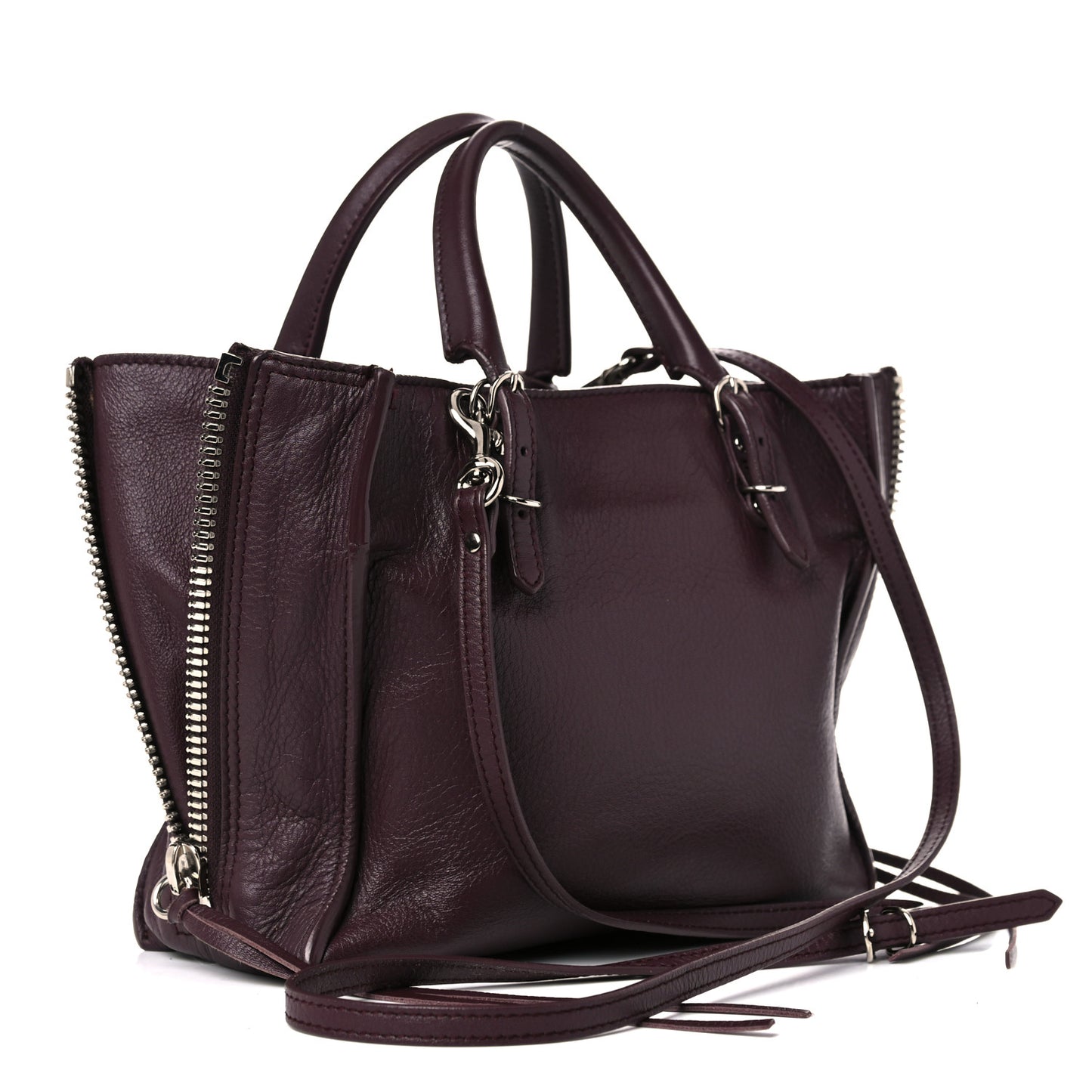 Calfskin Papier Mini A4 Zip Around Tote