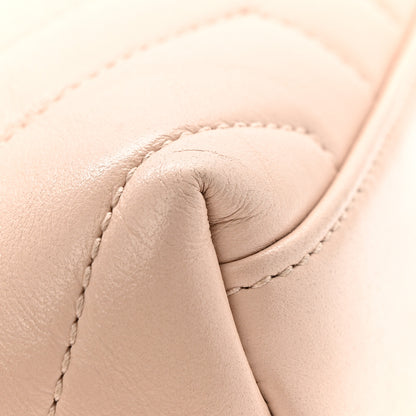 Saint Laurent Calfskin Y Quilted Monogram Toy Loulou Crossbody Bag Nude Powder 13 of 15