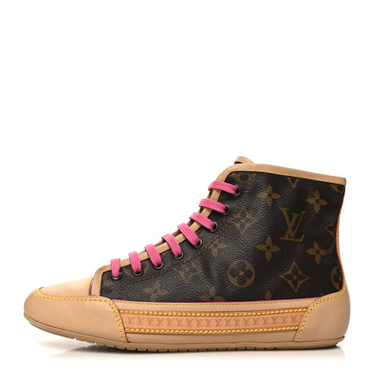Louis Vuitton Monogram Capucine High Top Sneakers 1 of 7