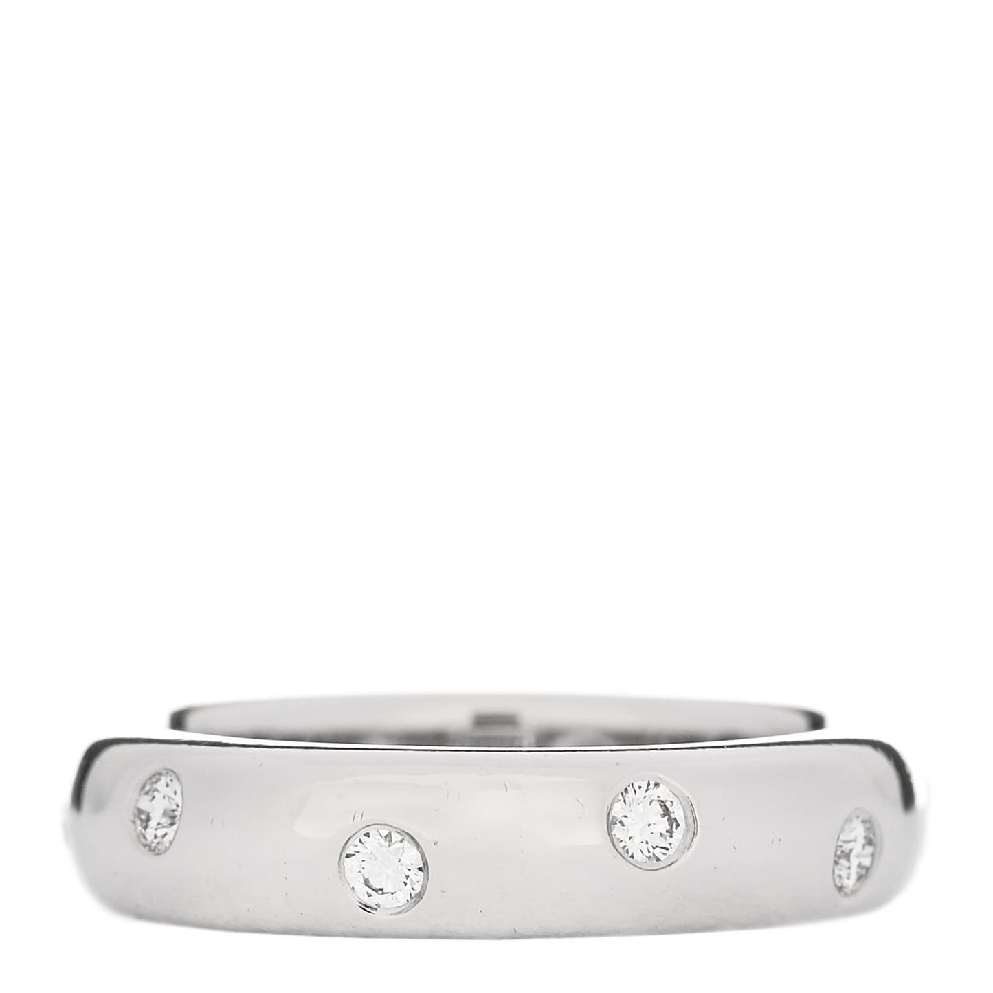 Platinum Diamond 4mm Etoile Band Ring 47 4.25