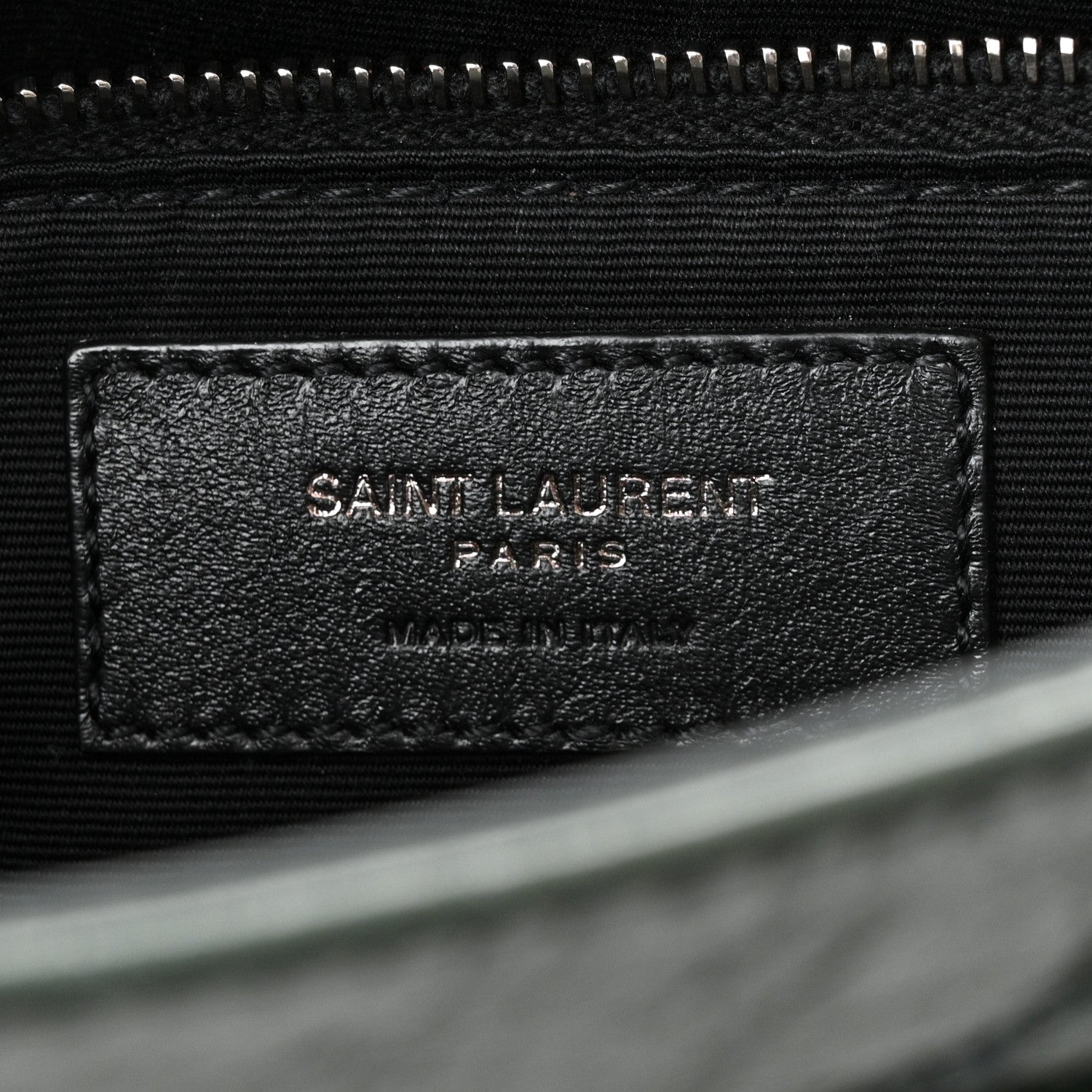 Saint Laurent Crinkled Lambskin Matelasse Monogram Medium Niki Chain Satchel Green 6 of 10