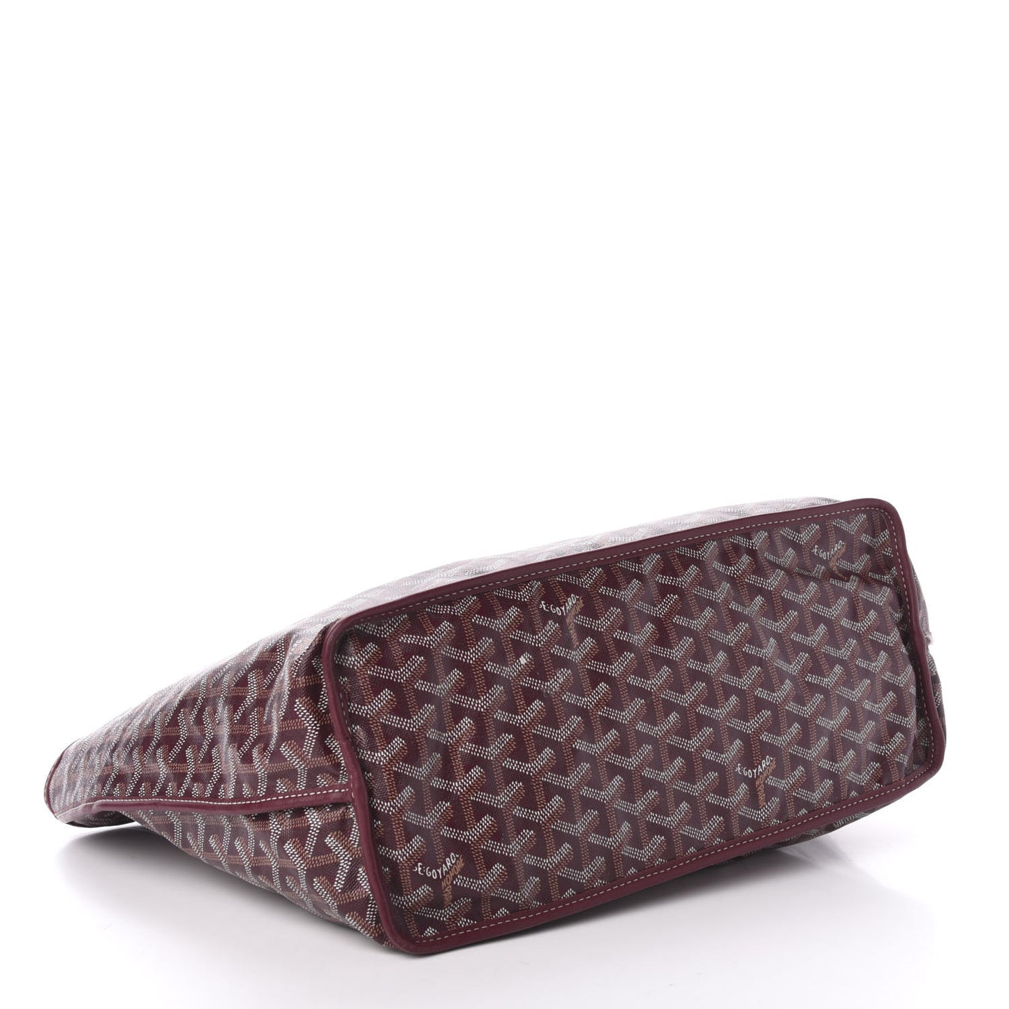 Goyardine Reversible Anjou PM Burgundy