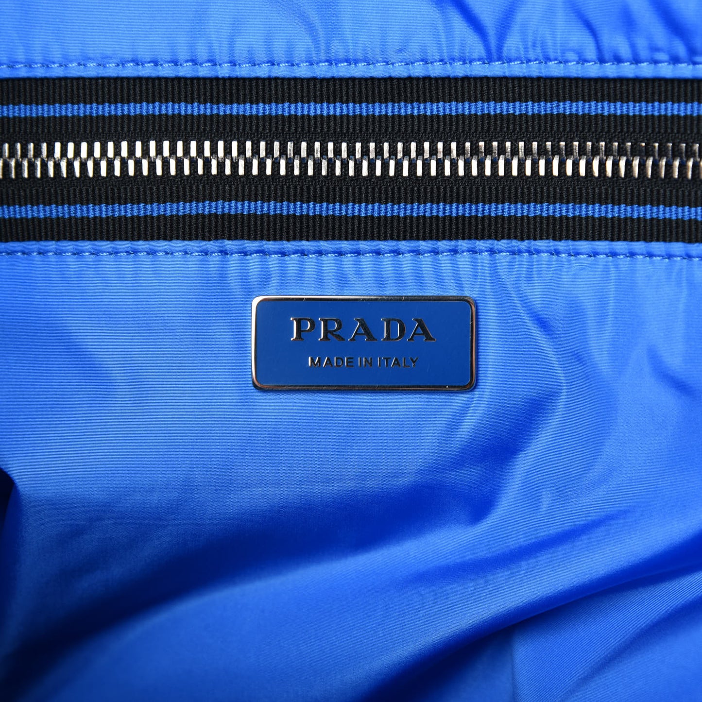 Nappa Soft Large Shopper Tote Black Cobalto