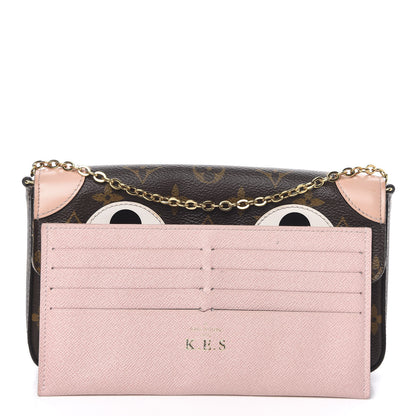 Louis Vuitton Monogram Valentine Dog Pochette Felicie Chain Wallet 11 of 13