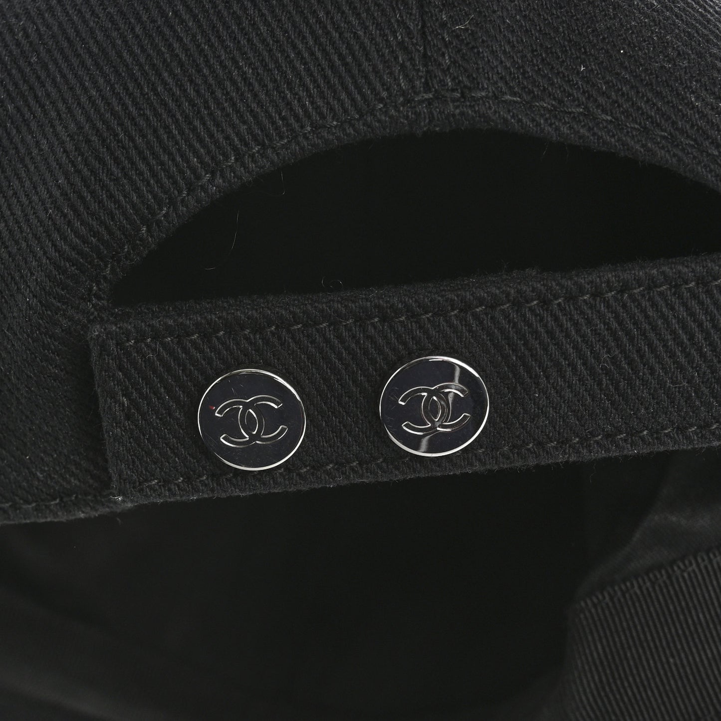Cotton CC Cap Hat Black White