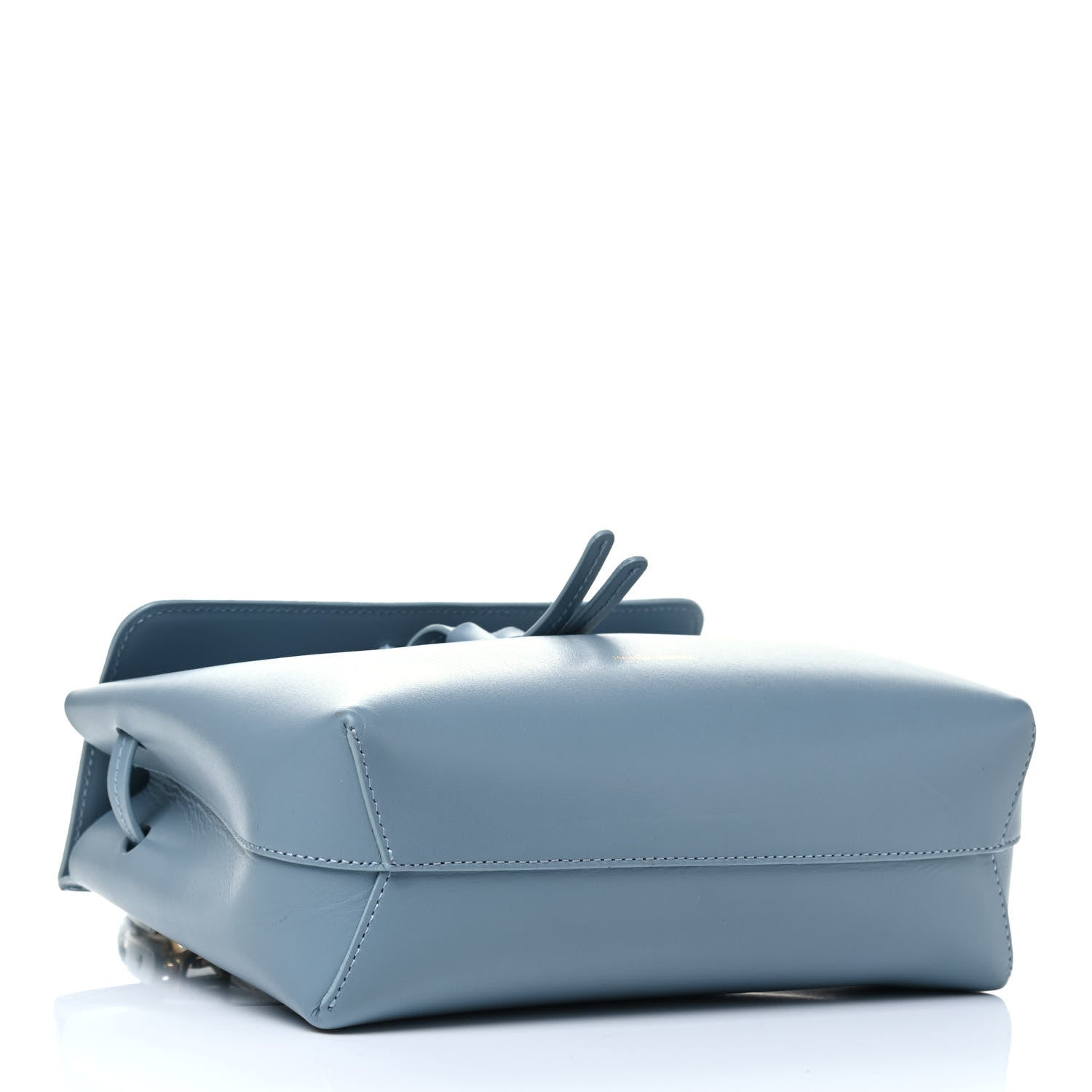 Mansur Gavriel Calfskin Mini Mini Lady Bag Grey Blue 3 of 4