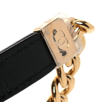 Chanel Shiny Crumpled Calfskin Minaudiere Clutch With Chain Black 12 of 12