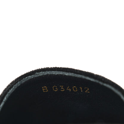 Chanel Velvet Logo Espadrilles 37 Black 9 of 9
