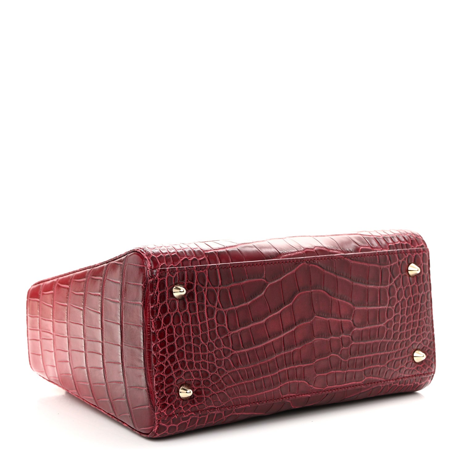 Christian Dior Alligator Gradient Medium Lady Dior Red 4 of 10