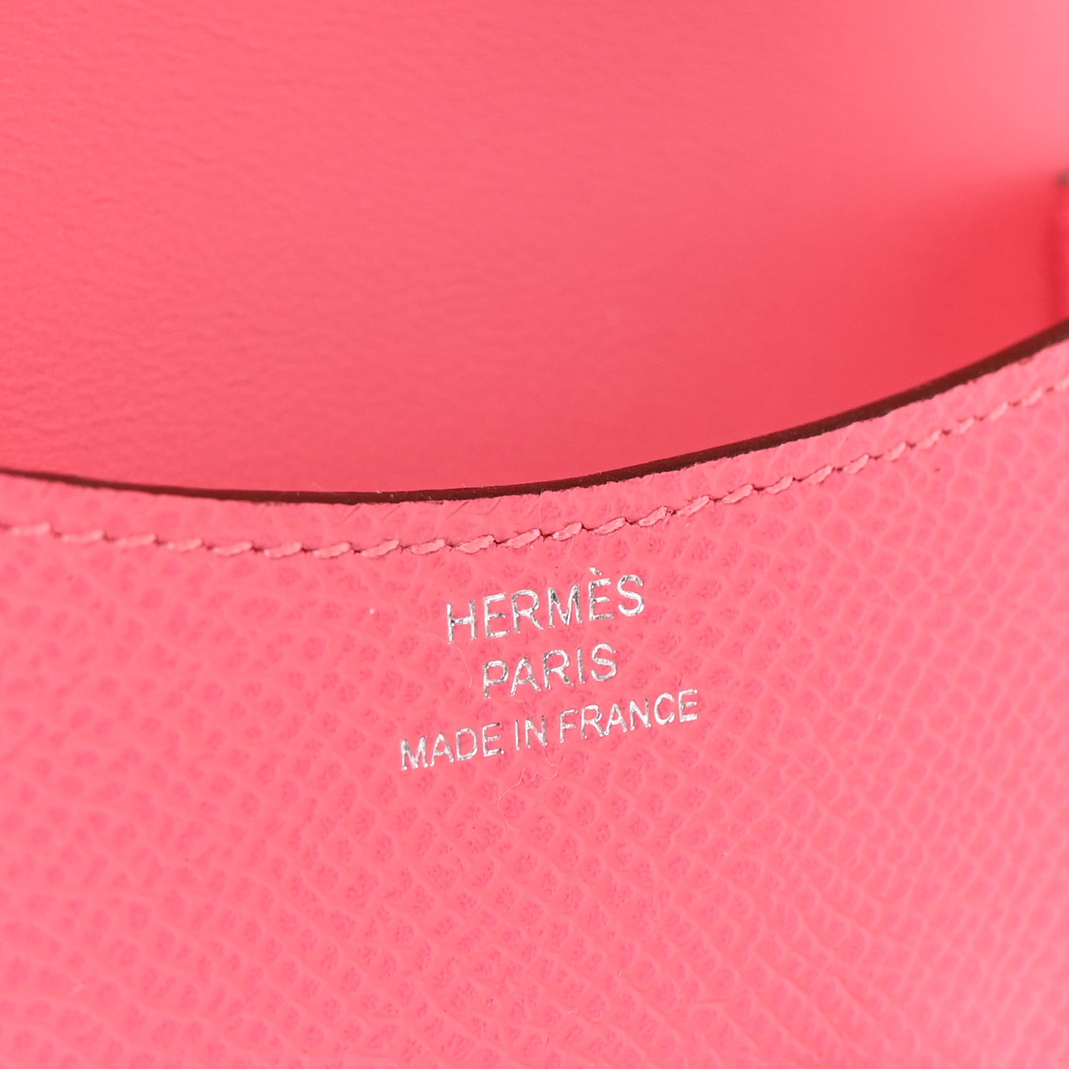 Hermes Epsom Constance Slim Wallet Rose Azalee 7 of 9