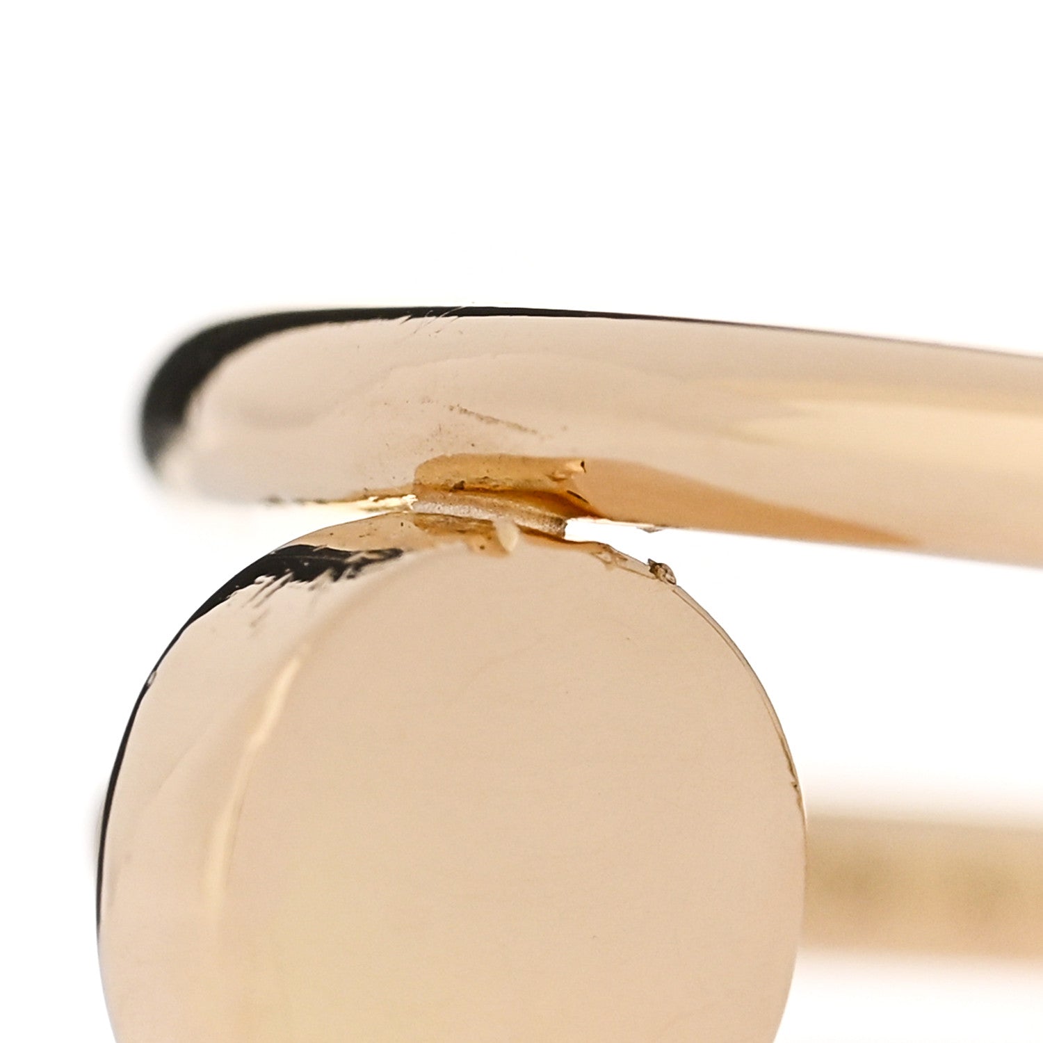 Cartier 18K Yellow Gold Small Juste Un Clou Ring 53 6.5 5 of 6