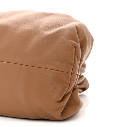 Bottega Veneta Smooth Butter Calf The Pouch Oversized Clutch Cammello 10 of 10