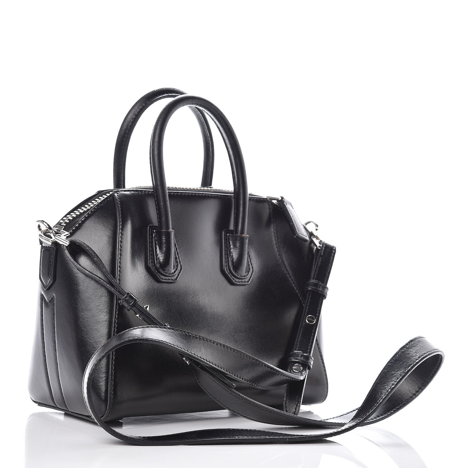 Givenchy Shiny Lord Calfskin Mini Antigona Black 3 of 19