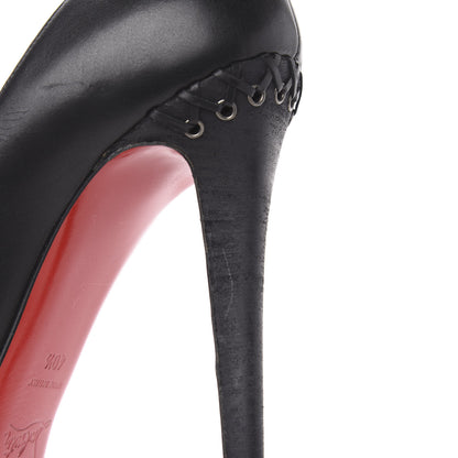 Christian Louboutin Calfskin Lady Indiana 140 Pumps 40.5 Black 9 of 11