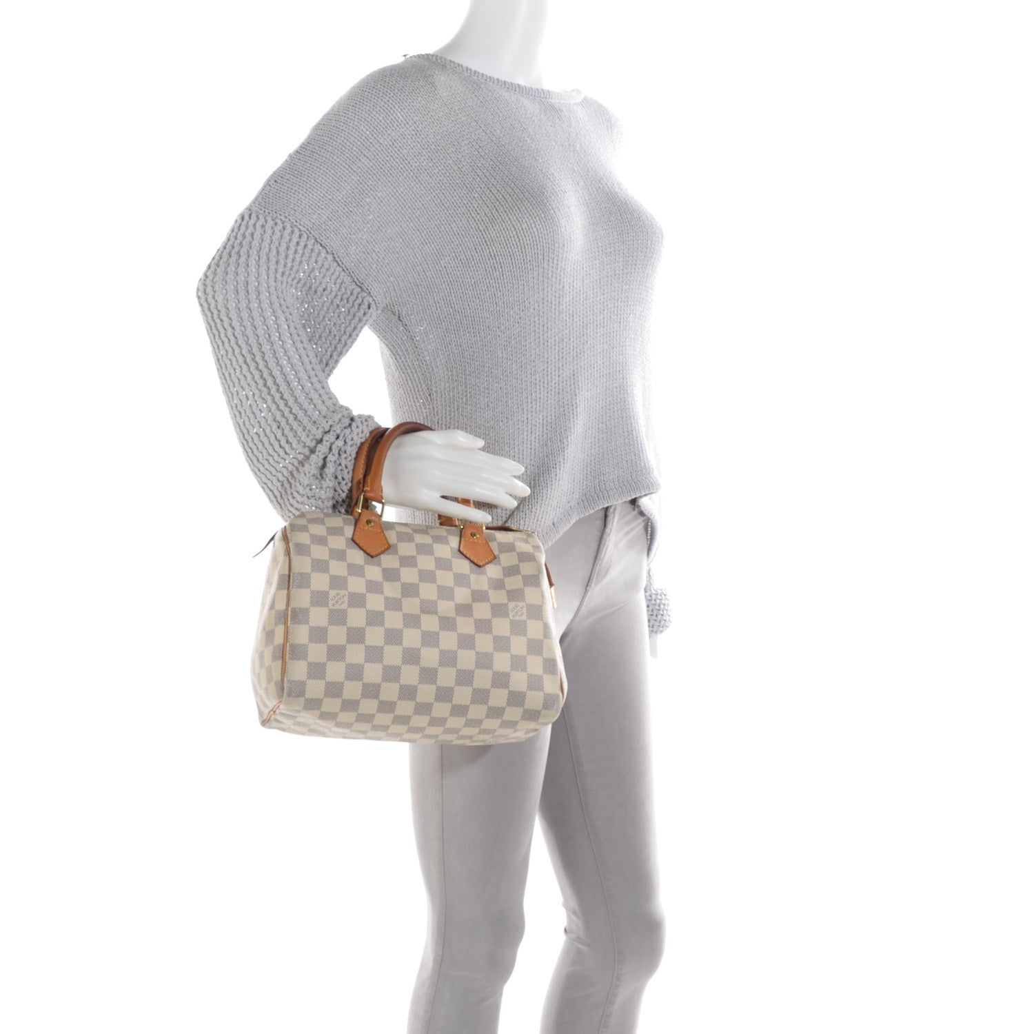 Louis Vuitton Damier Azur Speedy 25 6 of 13