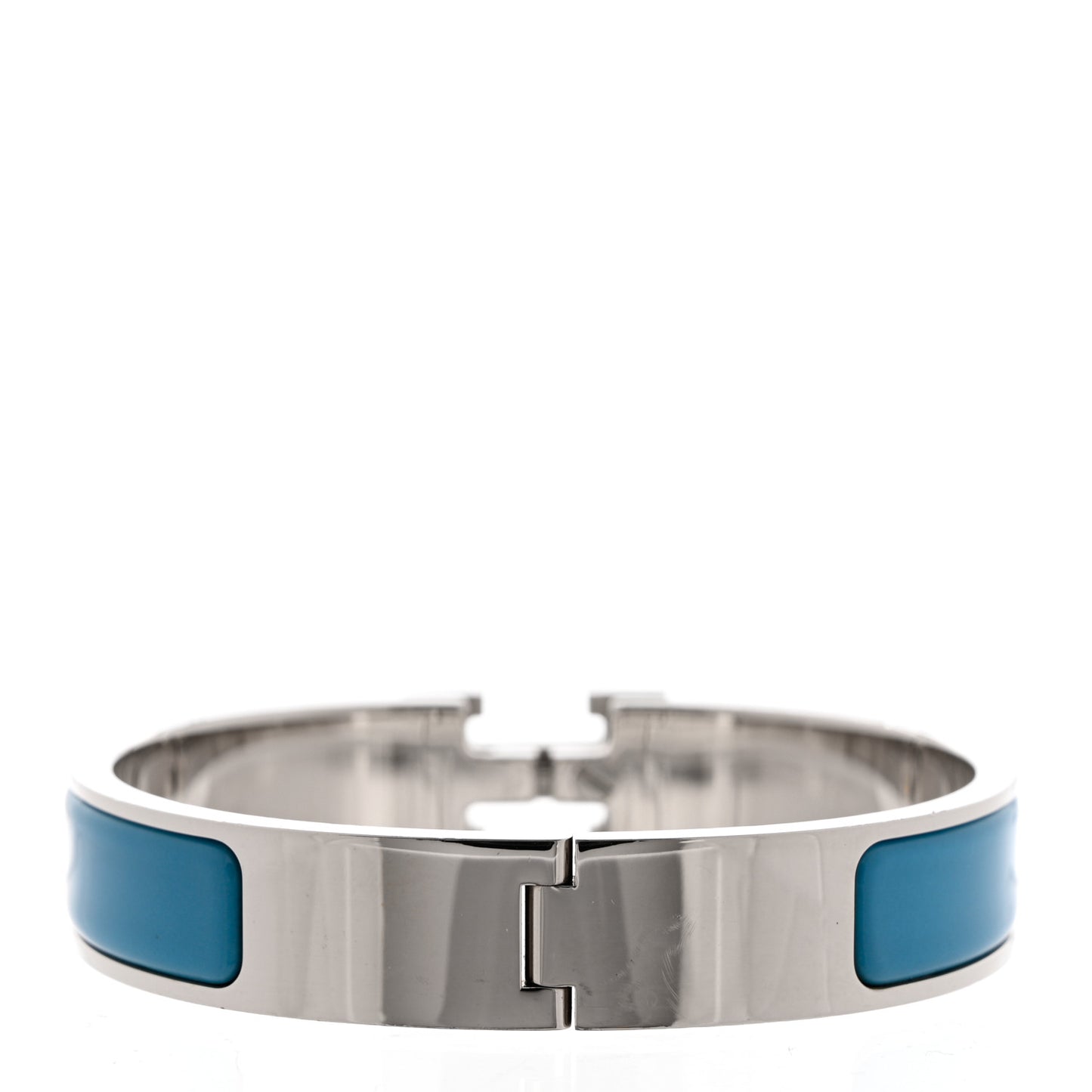 Narrow Enamel Clic Clac H Bracelet PM Bleu Profond