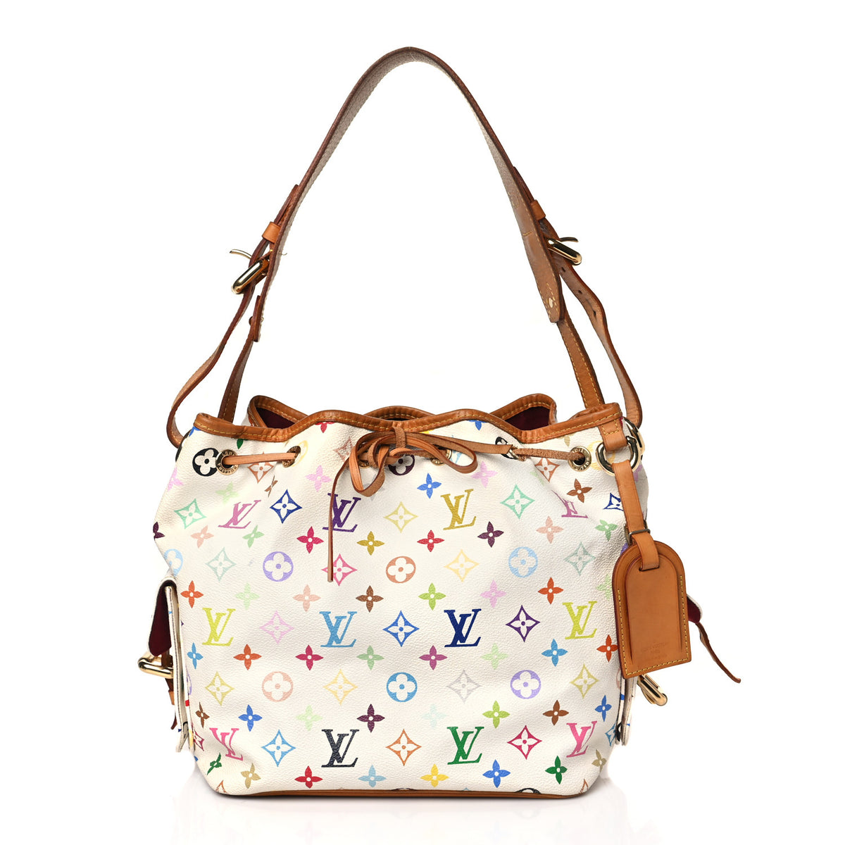 Louis Vuitton Monogram Multicolor Petit Noe White 1 of 7