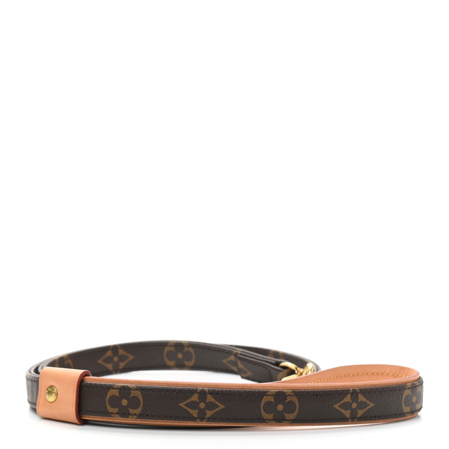 Monogram Baxter Dog Leash MM