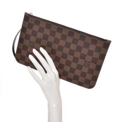 Louis Vuitton Damier Ebene Neverfull MM GM Pochette 2 of 7