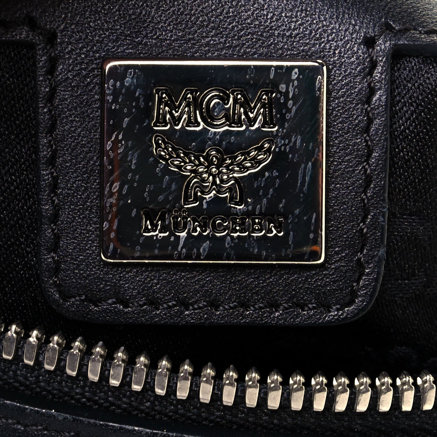 MCM Visetos Small Boston Bag Black 6 of 16