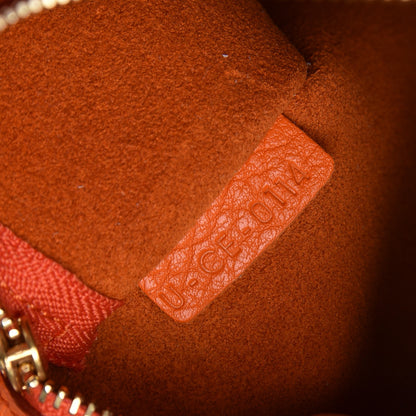 Celine Crisped Calfskin Small Tie Knot Tote Bright Orange 8 of 16