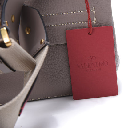 Valentino Garavani Grainy Calfskin Mini Vring Shoulder Bag Clay 10 of 11