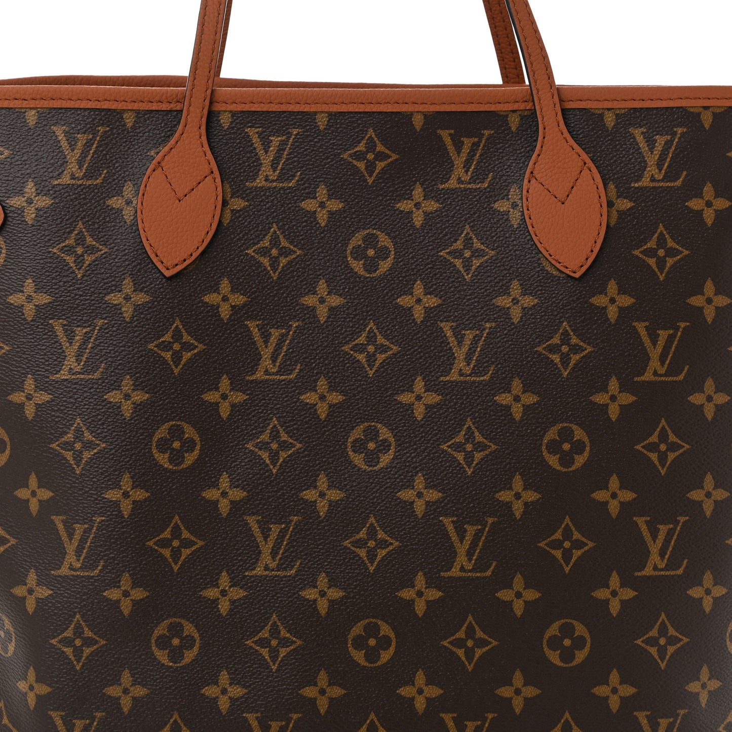Monogram Calfskin Neo Neverfull Inside Out MM Tan