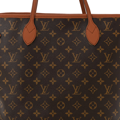Louis Vuitton Monogram Calfskin Neo Neverfull Inside Out MM Tan 12 of 17