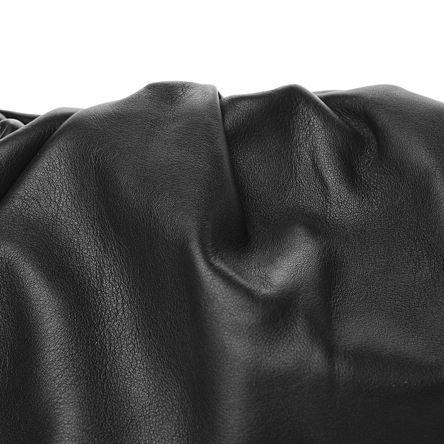 Smooth Butter Calf The Pouch Oversized Clutch Black
