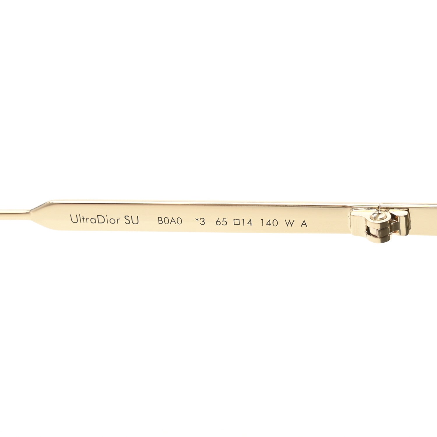 Christian Dior UltraDior SU Sunglasses Gold Blue 7 of 9