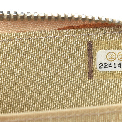 Chanel Lambskin Quilted Zip Coin Purse Wallet Beige 7 of 9