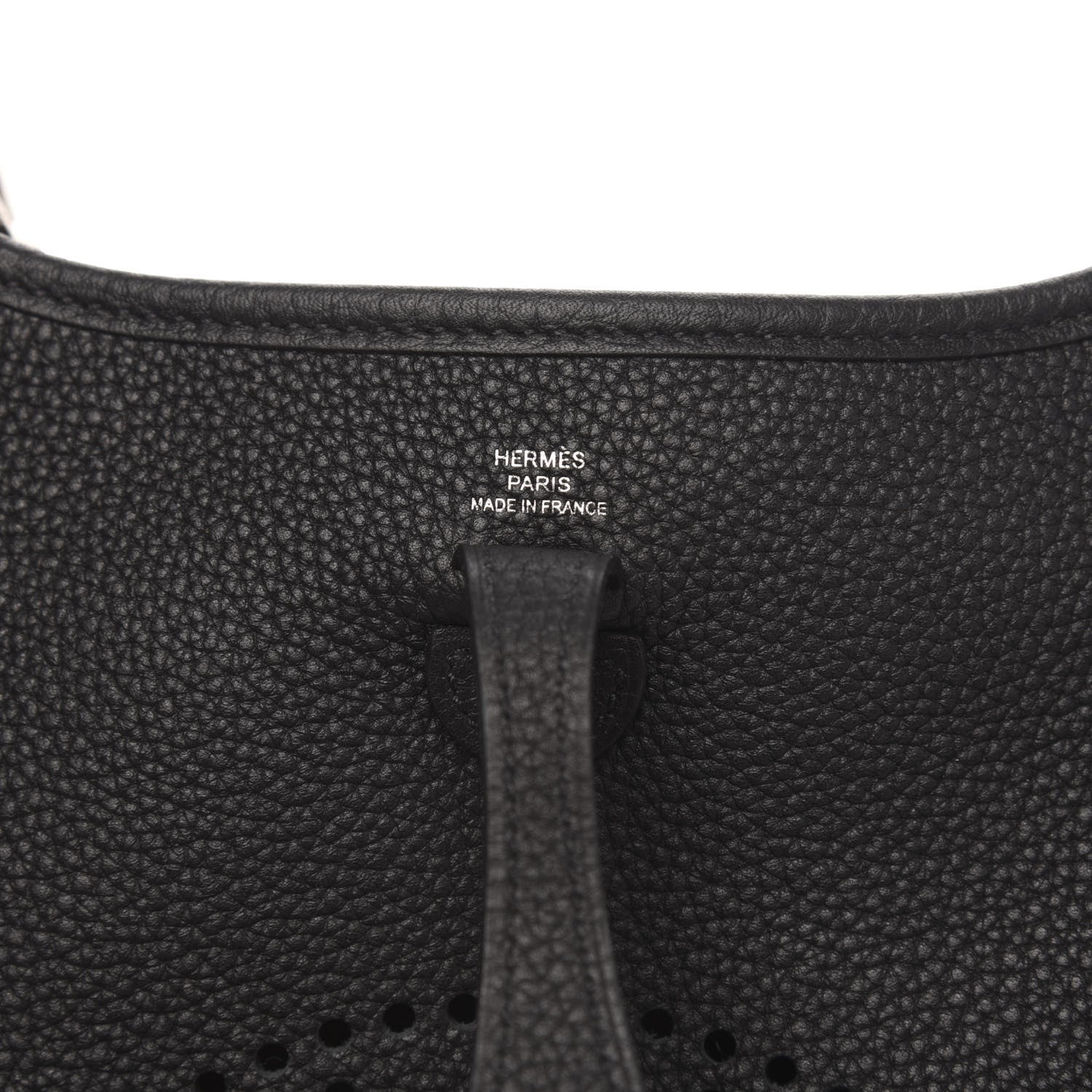 Hermes Taurillon Maurice Zigzag Evelyne TPM Black 6 of 10