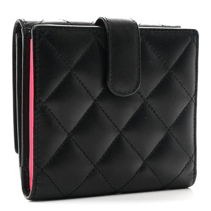 Chanel Calfskin Quilted Cambon Flap Wallet Black 3 of 9