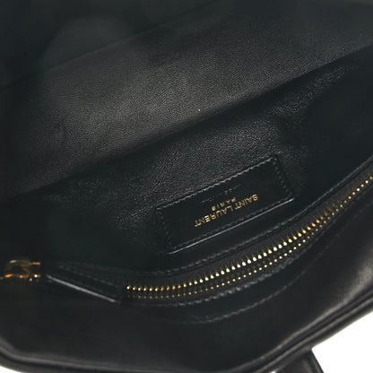 Saint Laurent Padded Lambskin Le 5 A 7 Hobo Black 5 of 9