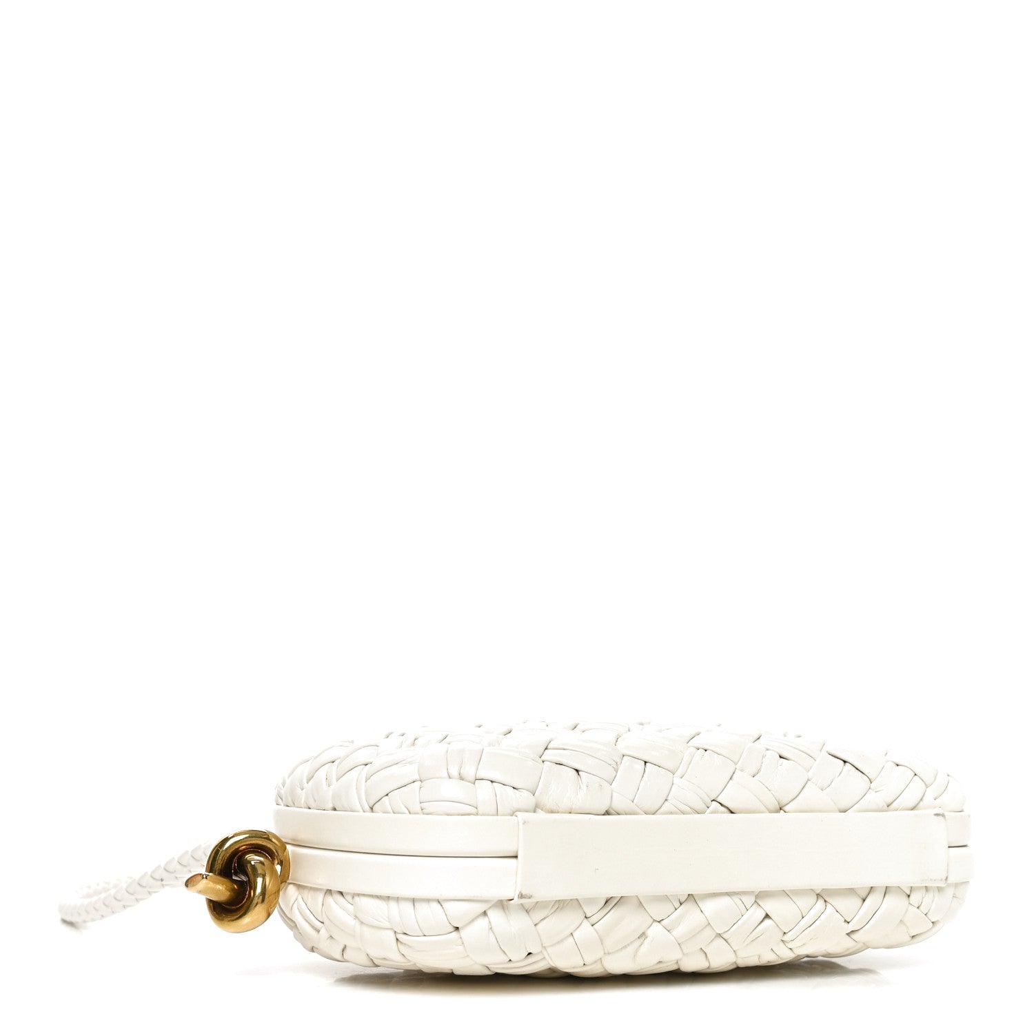 Bottega Veneta Foulard Intrecciato Knot On Strap White 4 of 9