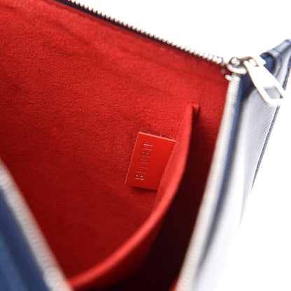 Louis Vuitton Epi Neverfull MM Indigo Coquelicot 12 of 14