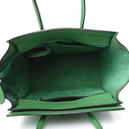 Celine Drummed Calfskin Micro Luggage Mint 5 of 18