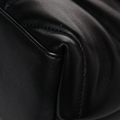 Saint Laurent Lambskin Quilted Small Loulou Puffer Monogram Chain Satchel Black 10 of 12